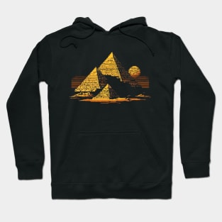 Egyptian Pyramids Pixel Art Hoodie